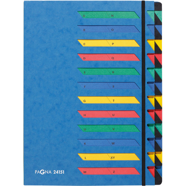 PAGNA Deskorganizer A4 24151-02 blu A-Z