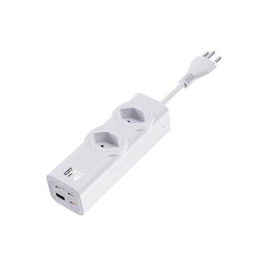 Schönenberger Power Strip 67W GaN Fast Charging Station White