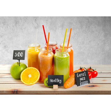 SECURIT Display Wood A8-A4 A7 TAG-HLD-TE teak 74x105mmm