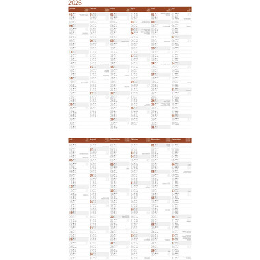 ACKERMANN Calendrier 2026 4624 Eulen ML 30x30cm