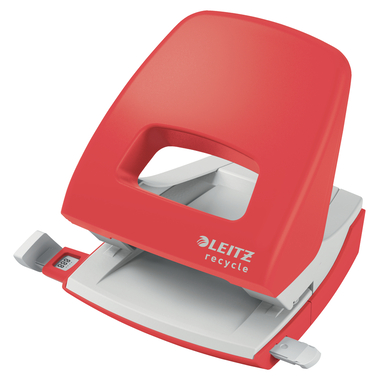 LEITZ Perforateur NeXXt Recycle 5003-00-25 rouge, CO2 neutre 30 feuilles