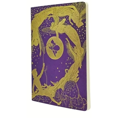 PAPERBLANKS Notizheft A5 CBD6282 Violet Fairy dot 80 S.