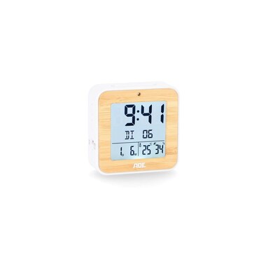 ADE Radio Alarm Clock White/Nature