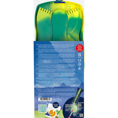 FABER-CASTELL Deckfarben Connector 125036 Dino 12 Farben