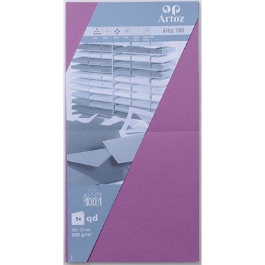 ARTOZ Cartoline 1001 310x155mm 107452264 220g, sambuco 5 fogli