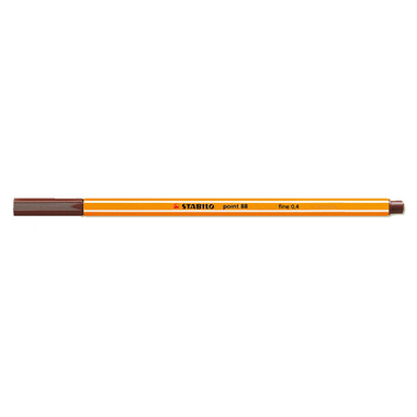 STABILO Fineliner Point 88 0.4mm 88/45 braun