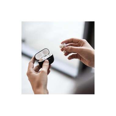 Vonmählen Custodia da trasporto Thin AirPods Pro 2 Cream