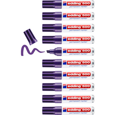 EDDING Permanent Marker 500 2-7mm 500-8 violett