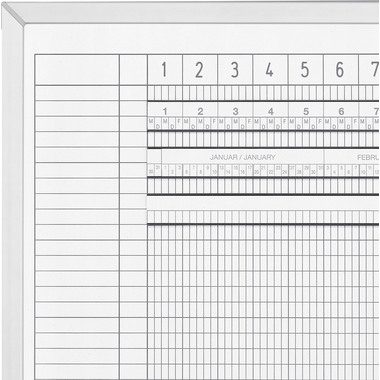 MAGNETOPLAN Urlaubs/Aktivitätenplaner 3703055 5 Tage, 80 MA 1500x1000mm