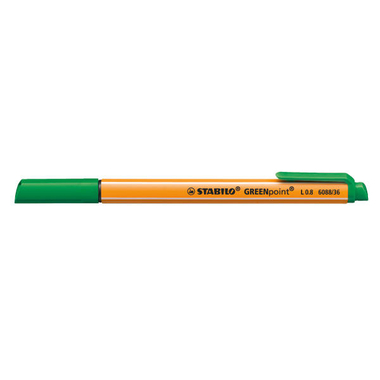 STABILO Penna fibra GREENpoint 0.8mm 6088/36 verde