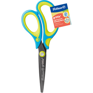 PELIKAN Présentoir ciseaux Griffix 605380 pointus, ass. 12 pcs.