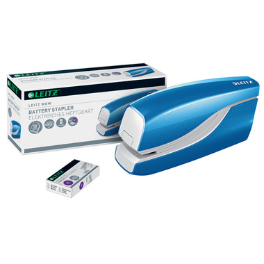 LEITZ Elektrohefter NeXXt WOW 5566 55661036 blau 10 Blatt