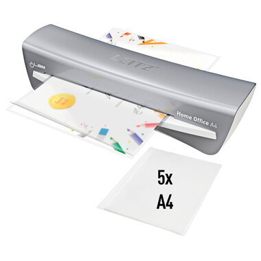 LEITZ Plastificatr. iLAM Home Office 73680089 grigio A4