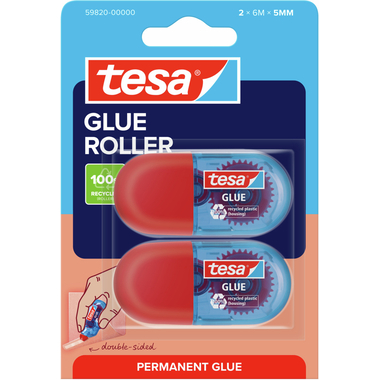 TESA Rotolo adesivo permanente 598200000 Monouso, trasparente 2x5mmx6m