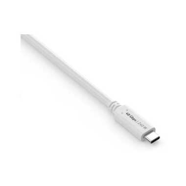 PureLink Cavo USB4 40Gbps, 240W USB-C - USB-C 0,5 m, Bianco
