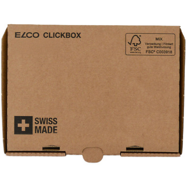 ELCO Versandkarton braun Clickbox 870001000 15.8x11.3x1.9cm, A6