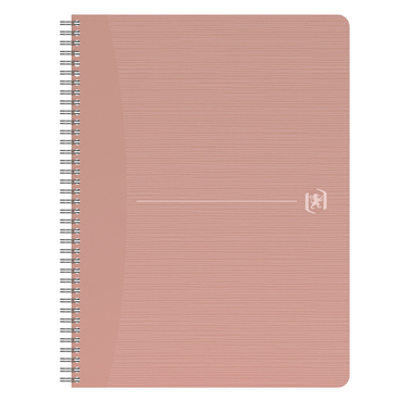 OXFORD My Rec'Up Carnet spirale 400166096 A4, quadrillé 90 flls, rose