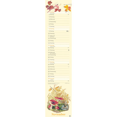 HEYE Edith Holden Natur 2026 1405+26 AL 11x49cm