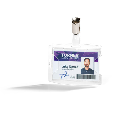 DURABLE Portabadge reXycle® 896119 Clip 1 carta 25 pezzi