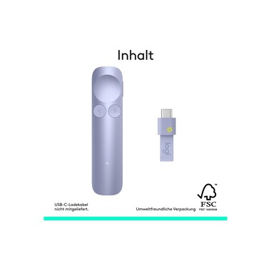 Logitech Presenter Spotlight 2 Bright Lilac