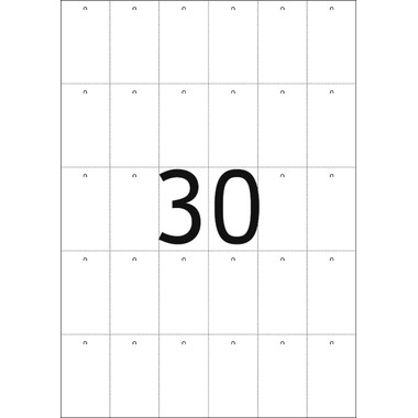 HERMA Etiquettes 35x59,4mm 8046 blanc 3000 pcs.
