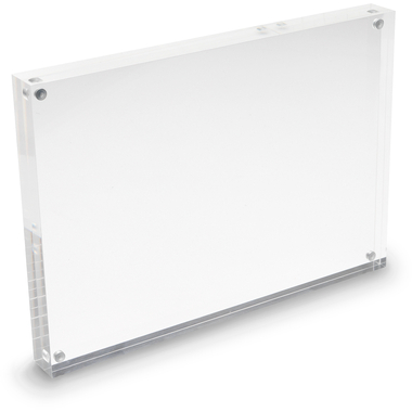 DEFLECTO Magnet. Acrylblock A4 MCHA41130 transparent 2x15mm
