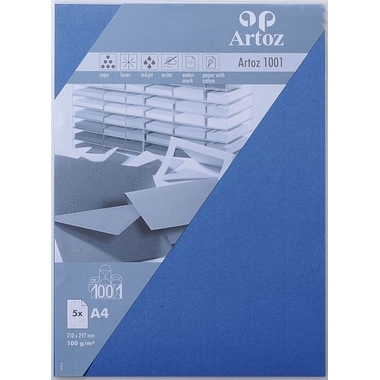 ARTOZ Papier 1001 A4 107796144 100g, royal 5 feuilles