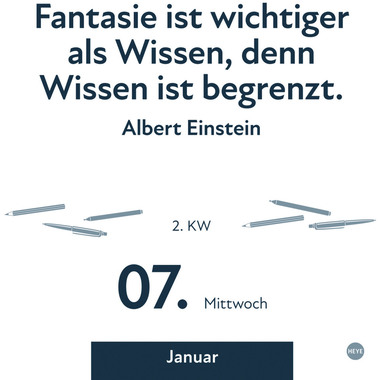 HEYE Cal. à déchirer Bürotage 2026 22593+26 1J/1P AL 11x14cm