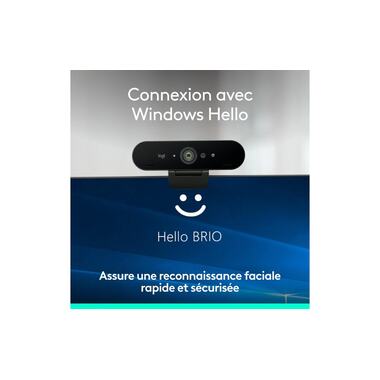 Logitech Webcam Brio 4K Ultra HD grafite