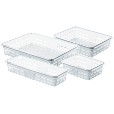 ROTHO Corbeille à format Graphix 1101100096 34x27x6cm transparent