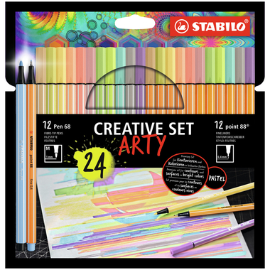 STABILO Kreativset Arty 8868/24-1-20-6 Pastell 24 Stück ass.