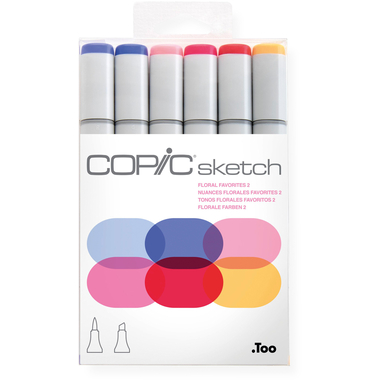 COPIC Marker Sketch 21075669 Set Floral Favorite 2,6 Stück
