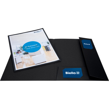 BIELLA Präsentationsmappe Pearl#1 18640102U schwarz