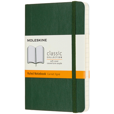 MOLESKINE Notizbuch SC P/A6 629148 liniert, myrtengrün, 192 S.