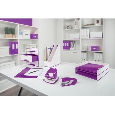 LEITZ Bürolocher NeXXt WOW 5008 50081062 violett 30 Blatt