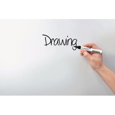 LEGAMASTER Glas-Magnettafel 7-104554 90x120cm weiss