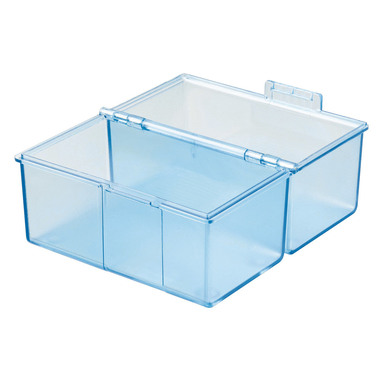 HAN Karteibox A7 977-64 transp./blau, für 300 Karten