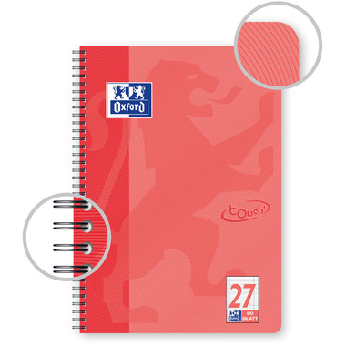 OXFORD Collegeblock Touch A4+ 400086493 ligné, 90g 80 flls.