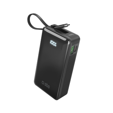 Batterie externe 10 000 mAh câble USB-C inclus | SBS