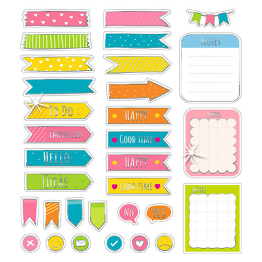 URSUS Glitzer-Sticker FUN Mot. 05 59540005F 150 Sticker