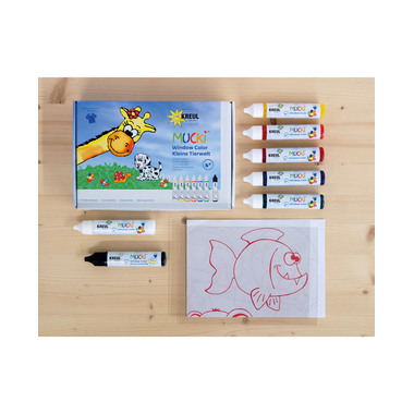 KREUL Fenstermalfarben 29ml 24451 7 Farben