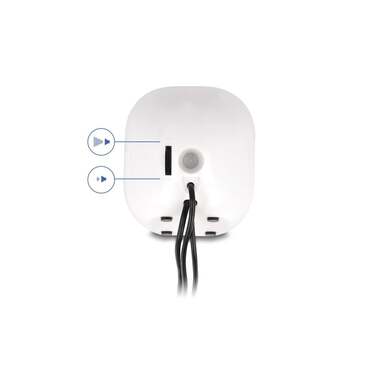 Delock PC-Lautsprecher Mini Stereo 3.5 mm Klinke, USB-Strom Weiss