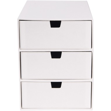 BIGSO BOX OF SWEDEN Schubladenbox Ingrid 15751300 3 Schubladen, weiss
