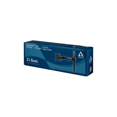 Arctic Cooling Supports de table Z1 Basic jusqu’à 15 kg – Noir