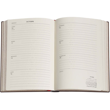 PAPERBLANKS Agenda Danse du Vent 2026 FF1081-5 1S/2P HOR Midi SC FR 13x18cm