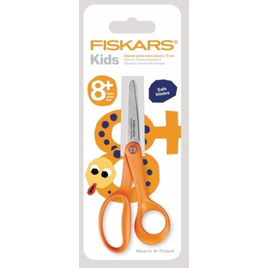 FISKARS Kinderschere Classic 13cm 1005166 arancione, destri