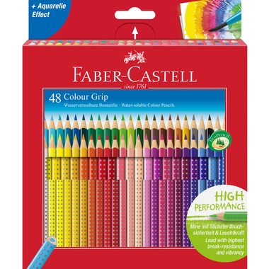 FABER-CASTELL Matita colorata Colour Grip 112449 48 pz., busta