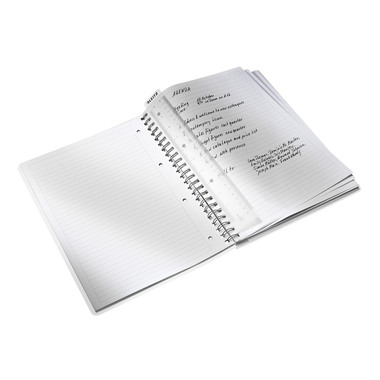 LEITZ Collegeblock WOW PP A4 4637-00-01 bianco rigato