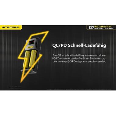 Nitecore Chargeur Ci2 USB-C
