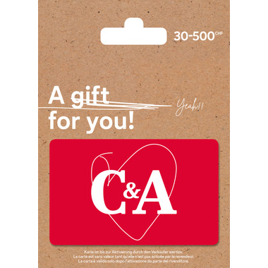Carte cadeau C&A variable